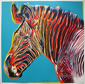 Andy Warhol Painting - Zebra Andy Warhol